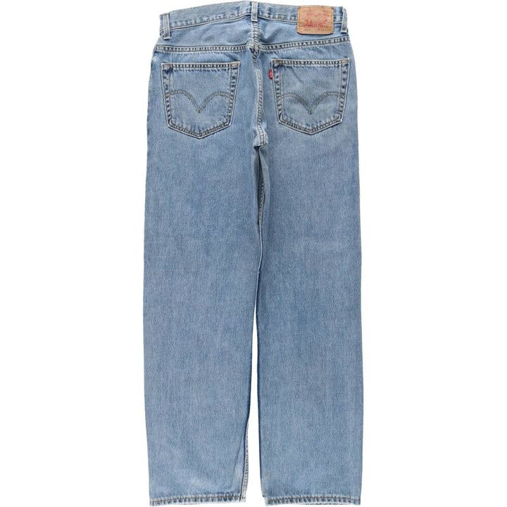 Levi's 505 REGULAR FIT tapered denim pants for men, size w33 cotton blue type Vintage Second Hand