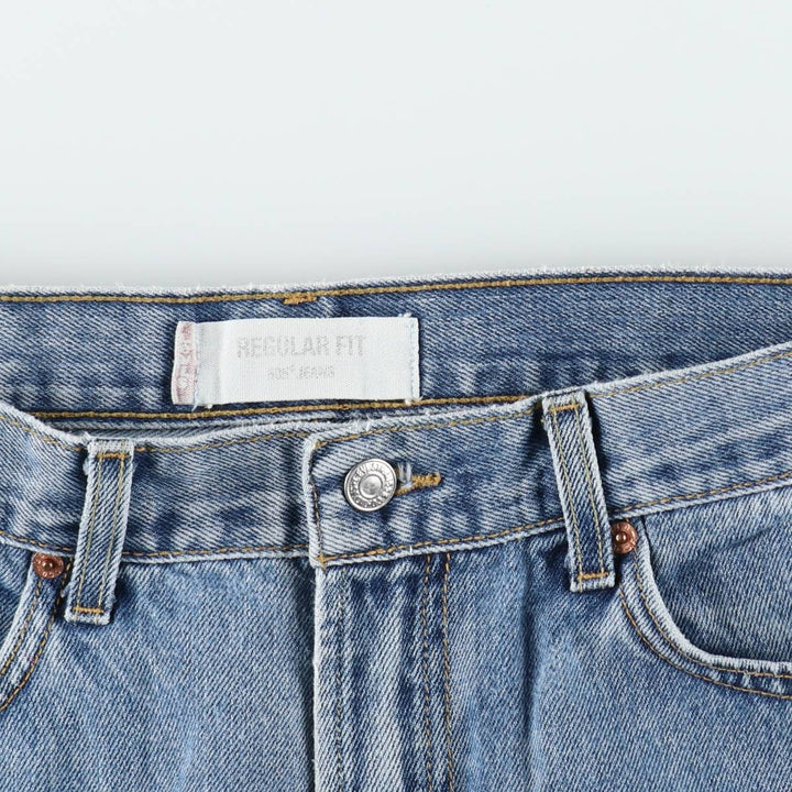 Levi's 505 REGULAR FIT tapered denim pants for men, size w33 cotton blue type Vintage Second Hand