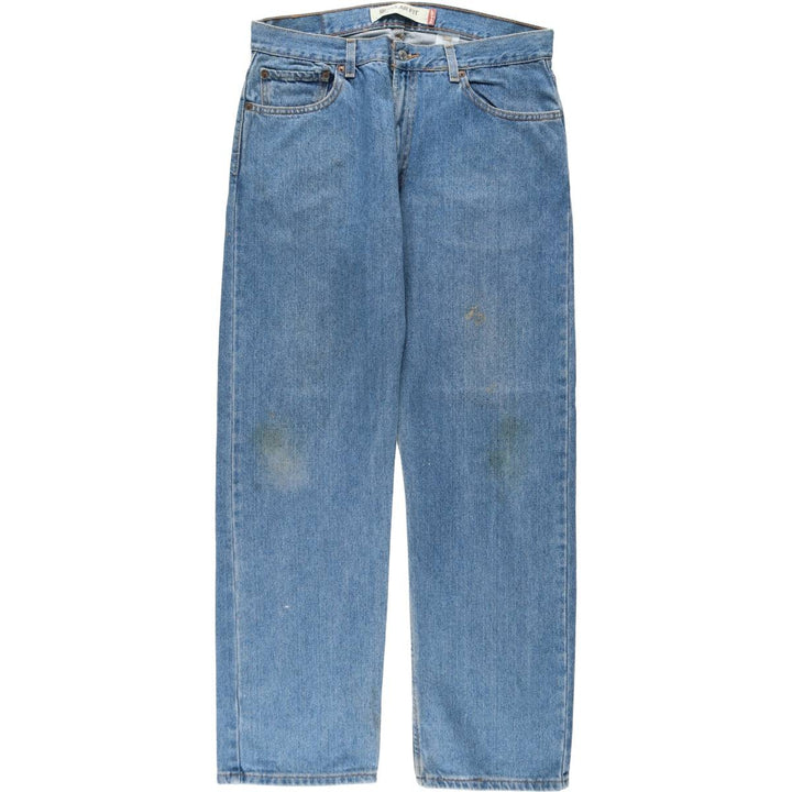 Levi's 505 REGULAR FIT tapered denim pants for men, size w34 cotton blue type Vintage Second Hand
