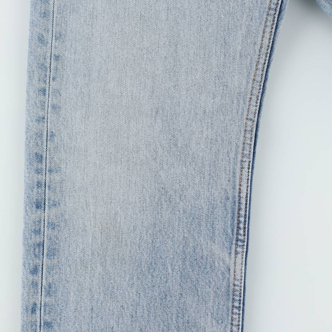 Levi's 505 tapered denim pants for men, equivalent to w32 cotton blue type Vintage Second Hand