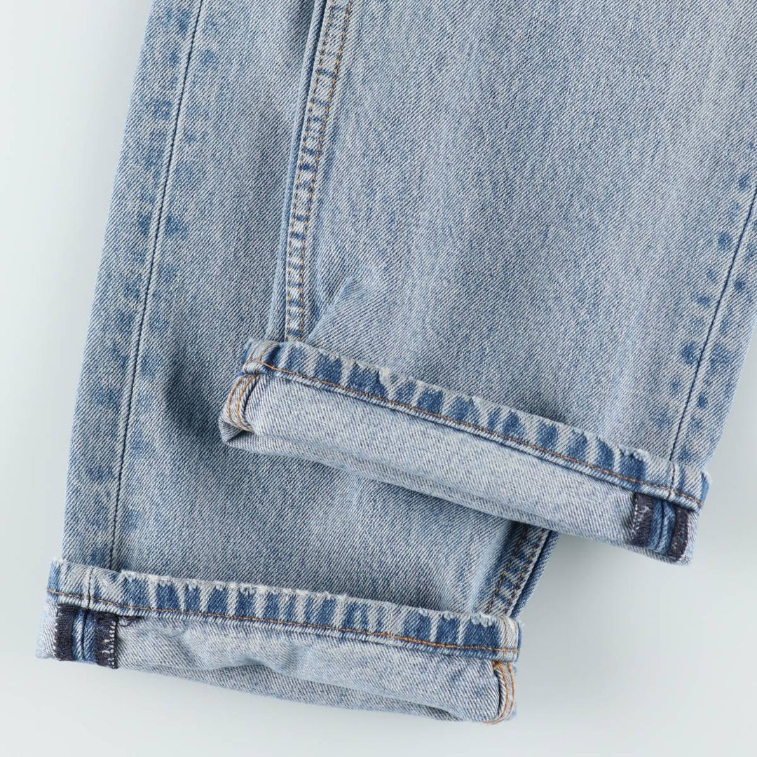Levi's 505 tapered denim pants for men, equivalent to w32 cotton blue type Vintage Second Hand