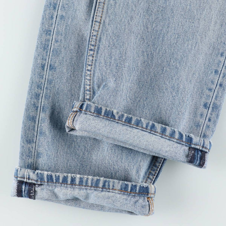Levi's 505 tapered denim pants for men, equivalent to w32 cotton blue type Vintage Second Hand