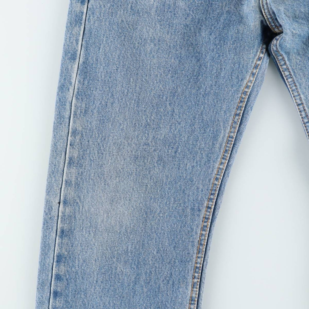 Levi's 505 tapered denim pants for men, equivalent to w32 cotton blue type Vintage Second Hand