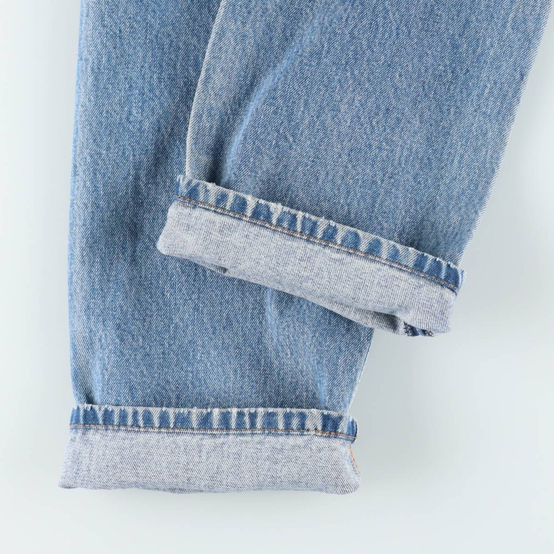 Levi's 505 tapered denim pants for men, equivalent to w32 cotton blue type Vintage Second Hand
