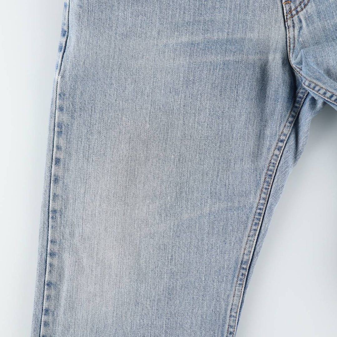 00'S Levi's 505 REGULAR FIT tapered denim pants for men, size w34 cotton blue type Vintage Second Hand
