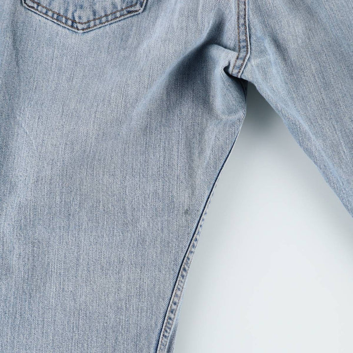 00'S Levi's 505 REGULAR FIT tapered denim pants for men, size w34 cotton blue type Vintage Second Hand