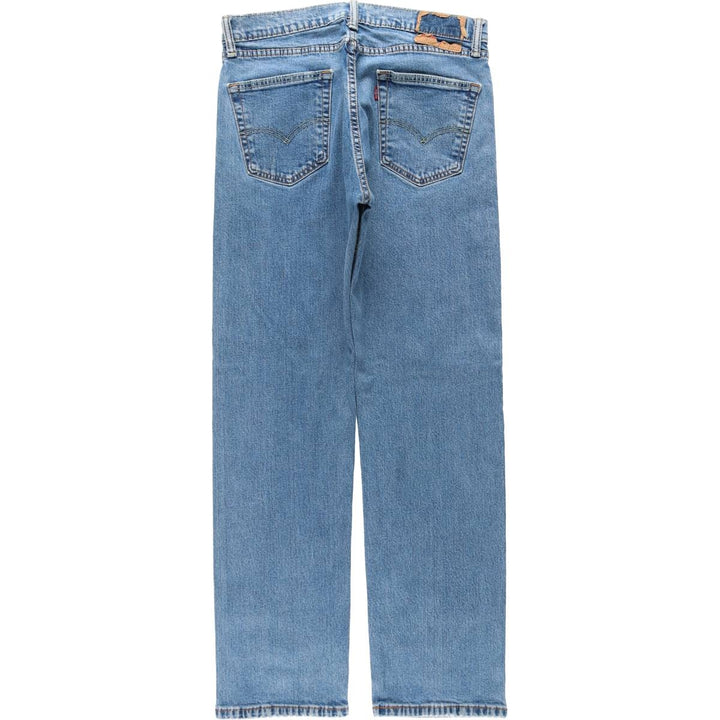 Levi's 505 tapered denim pants for men, equivalent to w32 cotton blue type Vintage Second Hand