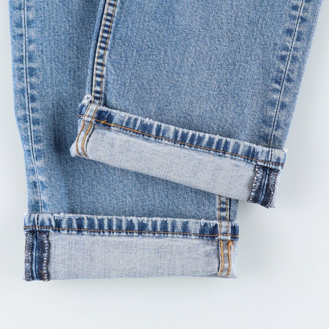 Levi's 505 tapered denim pants for men, equivalent to w32 cotton blue type Vintage Second Hand