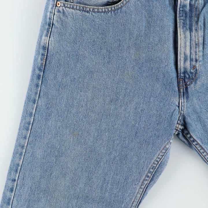 Levi's 505 STRAIGHT FIT tapered denim pants for men, size w36 unclear blue type Vintage Second Hand