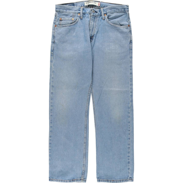 Levi's 505 Straight Fit Tapered Denim Pants, Men's, Size W32 cotton blue type Vintage Second Hand