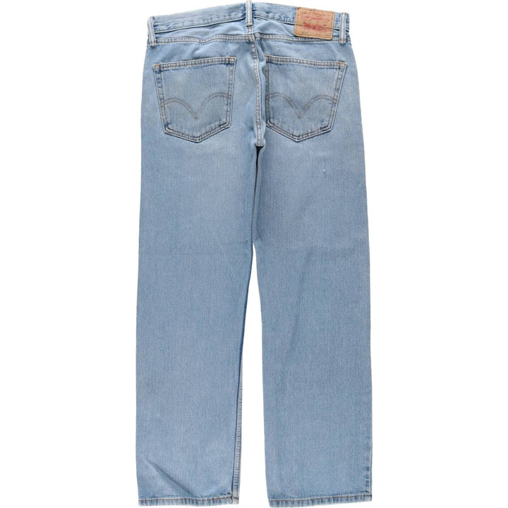 Levi's 505 Straight Fit Tapered Denim Pants, Men's, Size W32 cotton blue type Vintage Second Hand