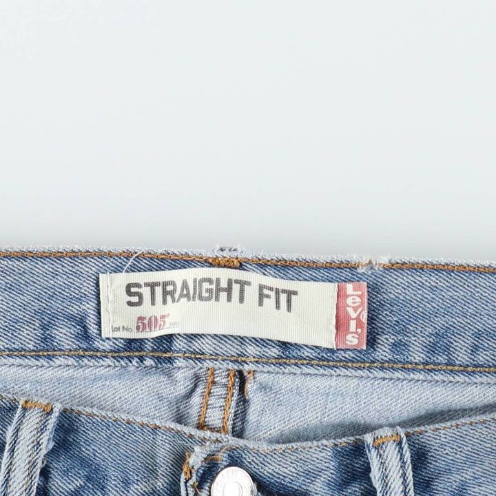 Levi's 505 Straight Fit Tapered Denim Pants, Men's, Size W32 cotton blue type Vintage Second Hand