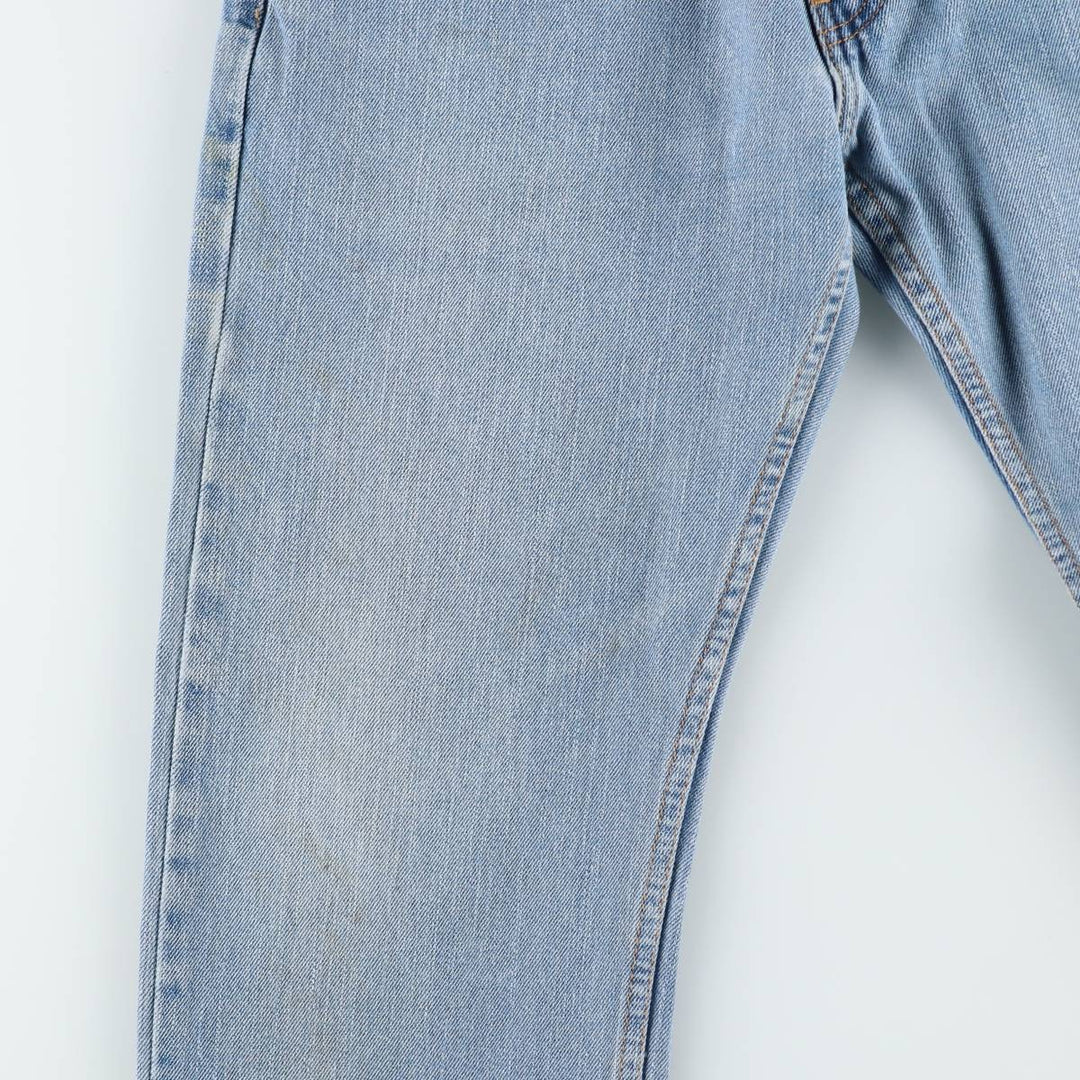 Levi's 505 Straight Fit Tapered Denim Pants, Men's, Size W32 cotton blue type Vintage Second Hand