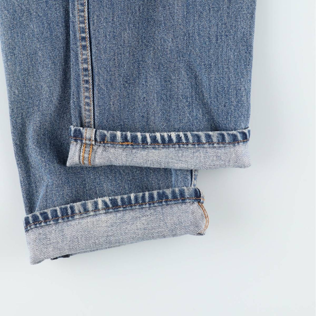 Levi's 505 tapered denim pants for men, size W33 cotton blue type Vintage Second Hand