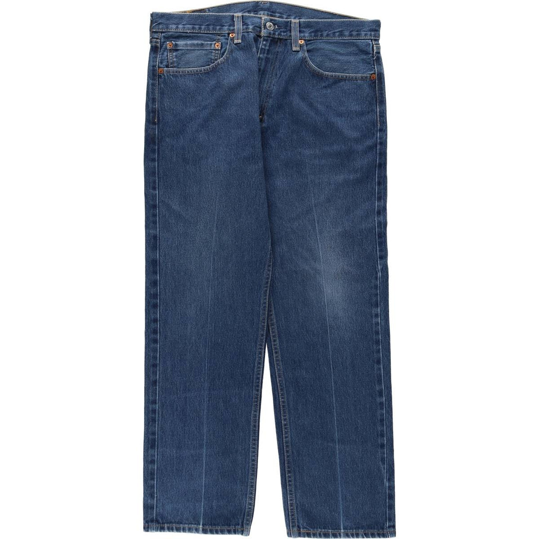Levi's 505 tapered denim pants for men, equivalent to w35 cotton blue type Vintage Second Hand