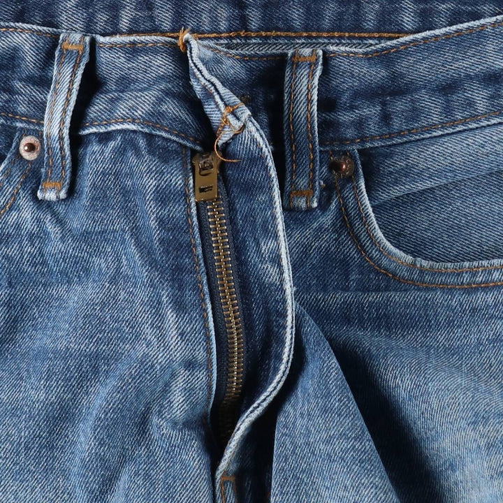 Levi's 505 tapered denim pants for men, size W33 cotton blue type Vintage Second Hand