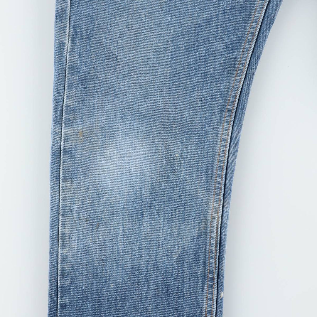 Levi's 505 tapered denim pants for men, size W33 cotton blue type Vintage Second Hand