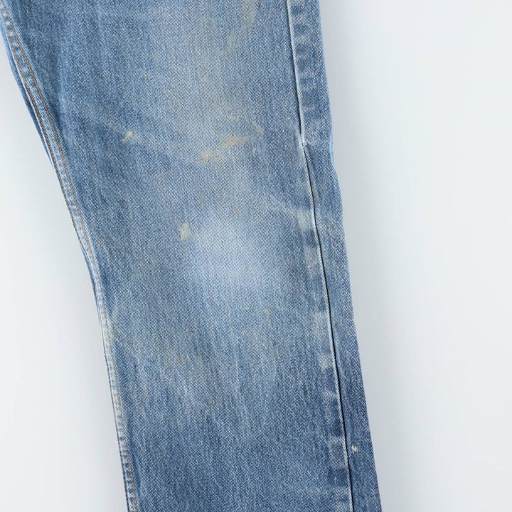 Levi's 505 tapered denim pants for men, size W33 cotton blue type Vintage Second Hand