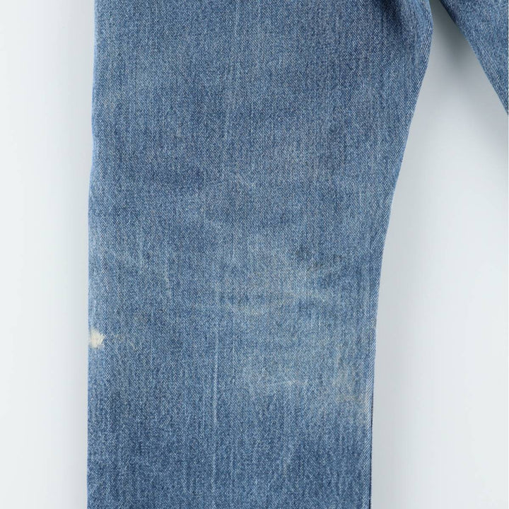Levi's 505 tapered denim pants for men, size W33 cotton blue type Vintage Second Hand