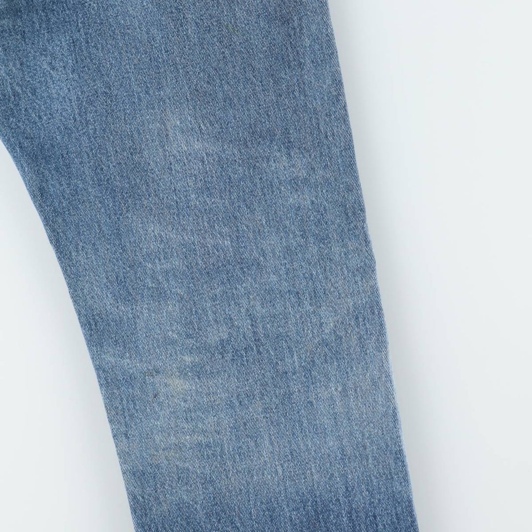 Levi's 505 tapered denim pants for men, size W33 cotton blue type Vintage Second Hand