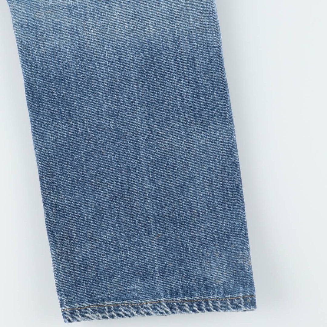 Levi's 505 tapered denim pants for men, size W33 cotton blue type Vintage Second Hand