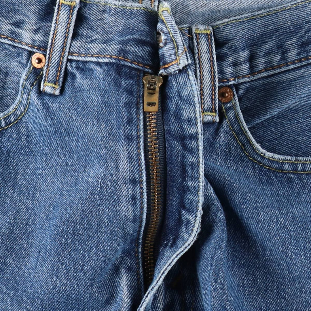 Levi's 505 tapered denim pants for men, size w36 cotton blue type Vintage Second Hand