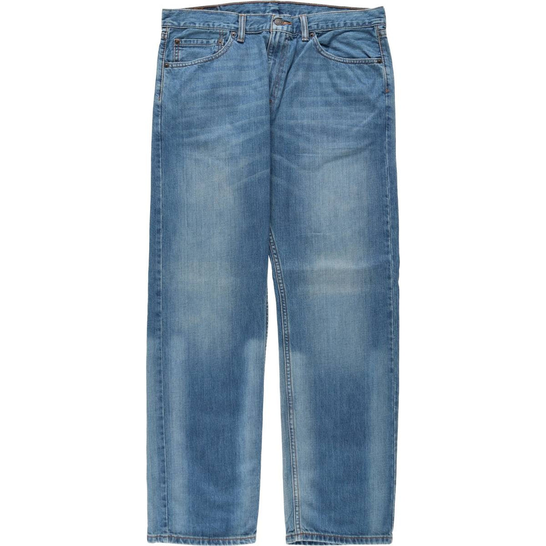 Levi's 505 tapered denim pants for men, size w37 cotton blue type Vintage Second Hand