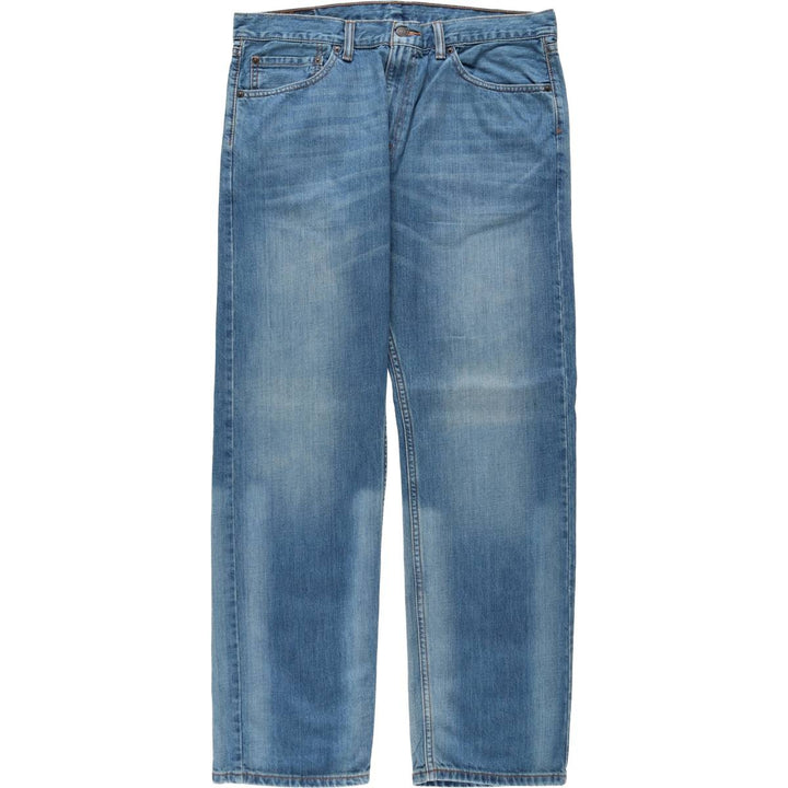 Levi's 505 tapered denim pants for men, size w37 cotton blue type Vintage Second Hand