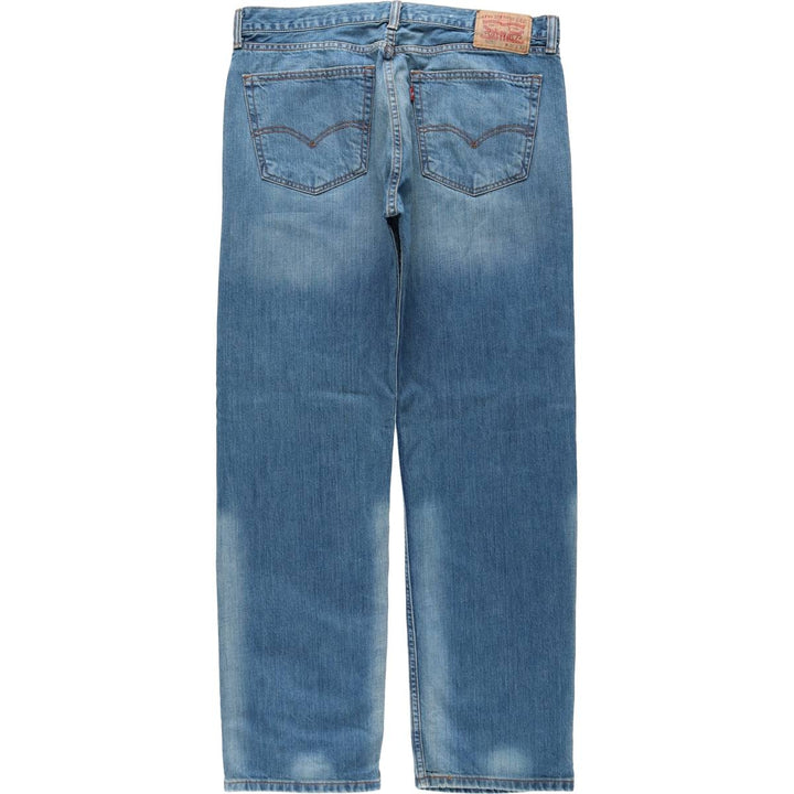 Levi's 505 tapered denim pants for men, size w37 cotton blue type Vintage Second Hand