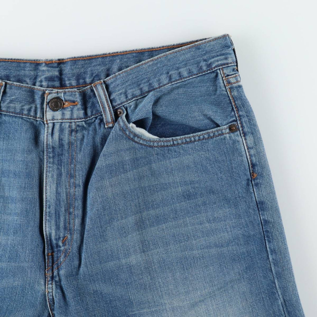 Levi's 505 tapered denim pants for men, size w37 cotton blue type Vintage Second Hand