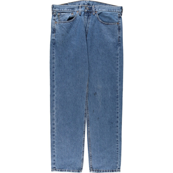 Levi's 505 tapered denim pants for men, size w36 cotton blue type Vintage Second Hand