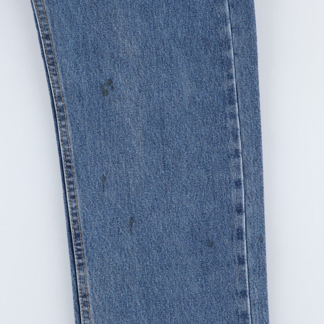 Levi's 505 tapered denim pants for men, size w36 cotton blue type Vintage Second Hand