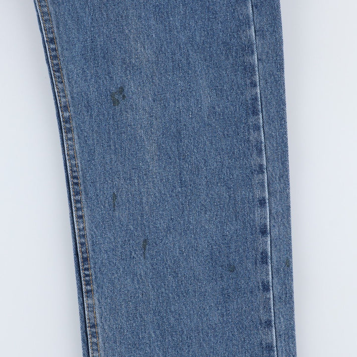 Levi's 505 tapered denim pants for men, size w36 cotton blue type Vintage Second Hand