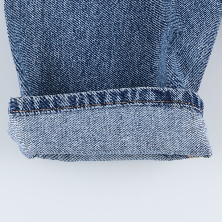 Levi's 505 tapered denim pants for men, size w36 cotton blue type Vintage Second Hand