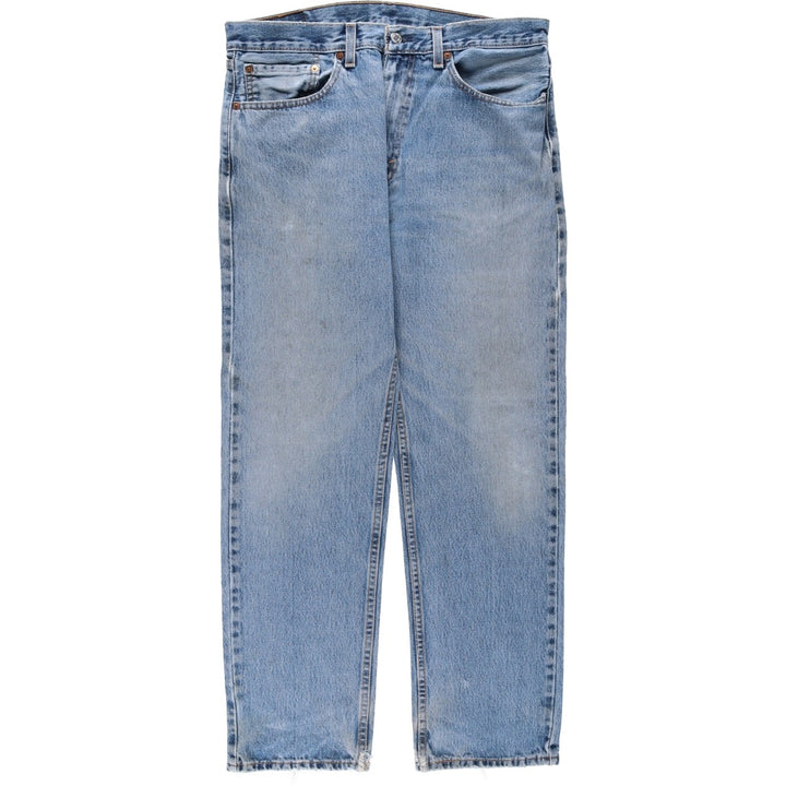 Levi's 505 tapered denim pants for men, equivalent to w35 cotton blue type Vintage Second Hand