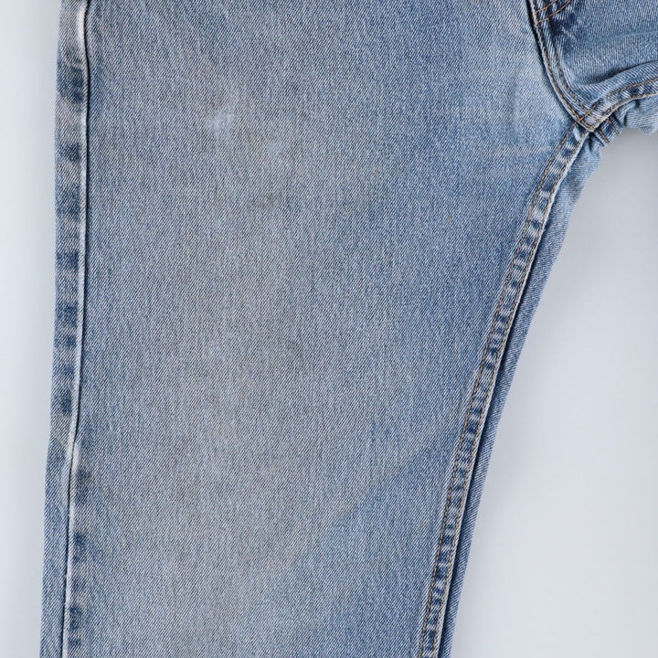 Levi's 505 tapered denim pants for men, equivalent to w35 cotton blue type Vintage Second Hand
