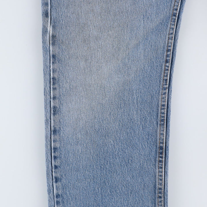 Levi's 505 tapered denim pants for men, equivalent to w35 cotton blue type Vintage Second Hand