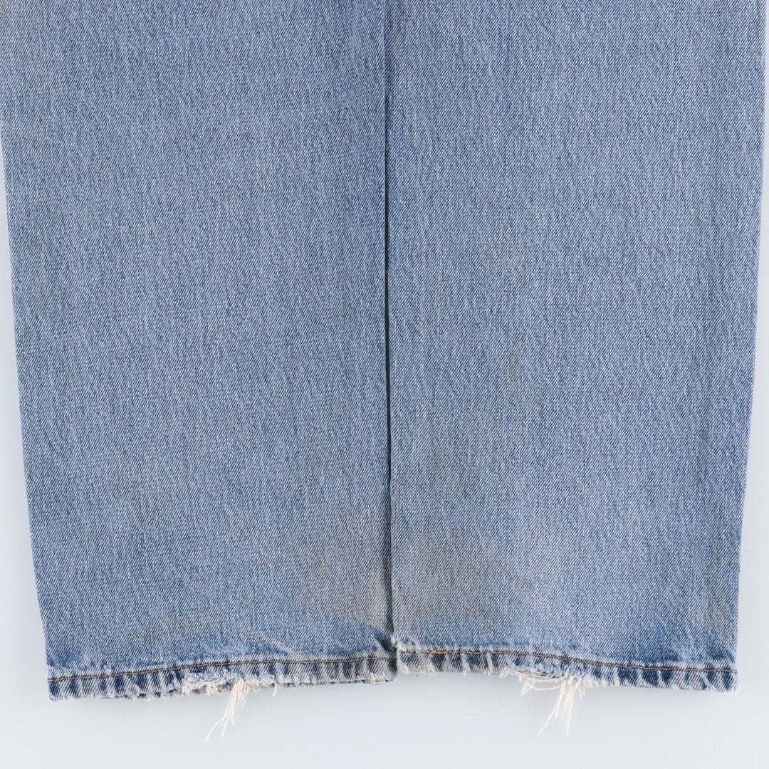 Levi's 505 tapered denim pants for men, equivalent to w35 cotton blue type Vintage Second Hand
