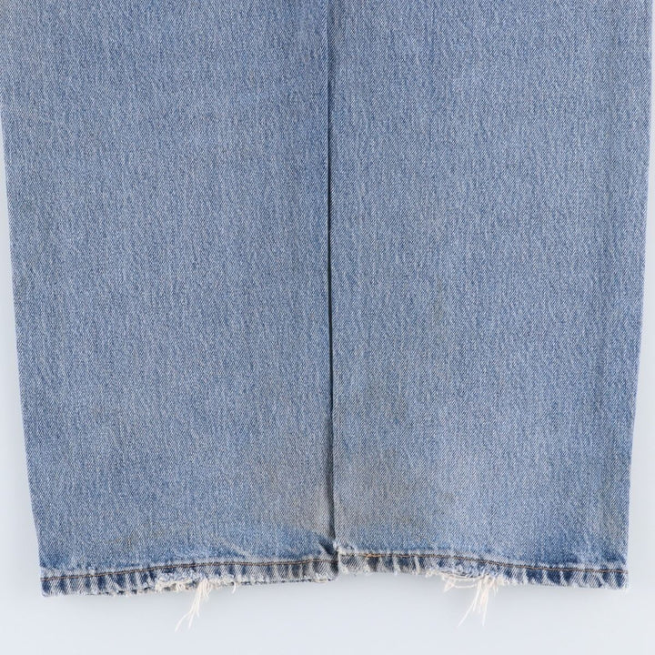 Levi's 505 tapered denim pants for men, equivalent to w35 cotton blue type Vintage Second Hand