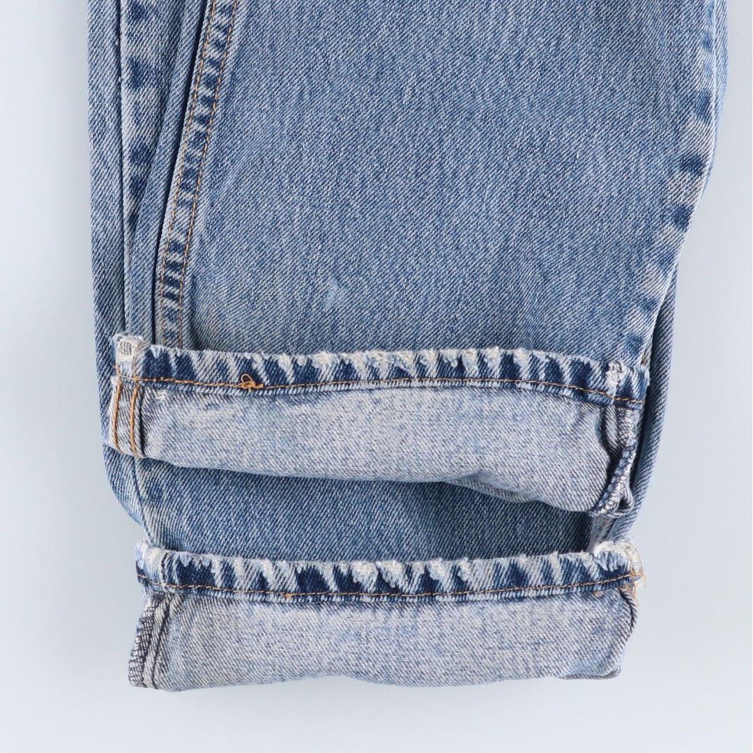 Levi's 505 tapered denim pants for men, equivalent to w35 cotton blue type Vintage Second Hand