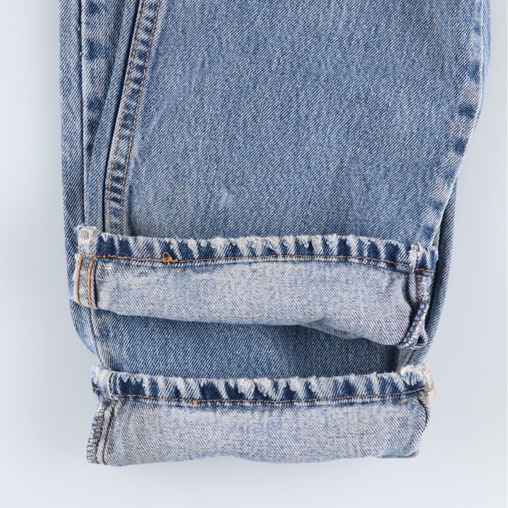 Levi's 505 tapered denim pants for men, equivalent to w35 cotton blue type Vintage Second Hand