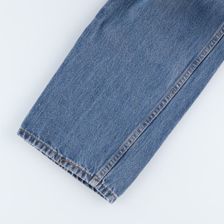 Levi's 505 tapered denim pants for men, equivalent to w35 unclear blue type Vintage Second Hand