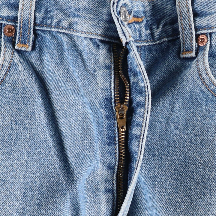00'S Levi's 505 REGULAR FIT tapered denim pants for men, size w34 cotton blue type Vintage Second Hand