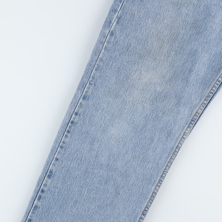 00'S Levi's 505 REGULAR FIT tapered denim pants for men, size w35 cotton Blue type light blue Vintage Second Hand