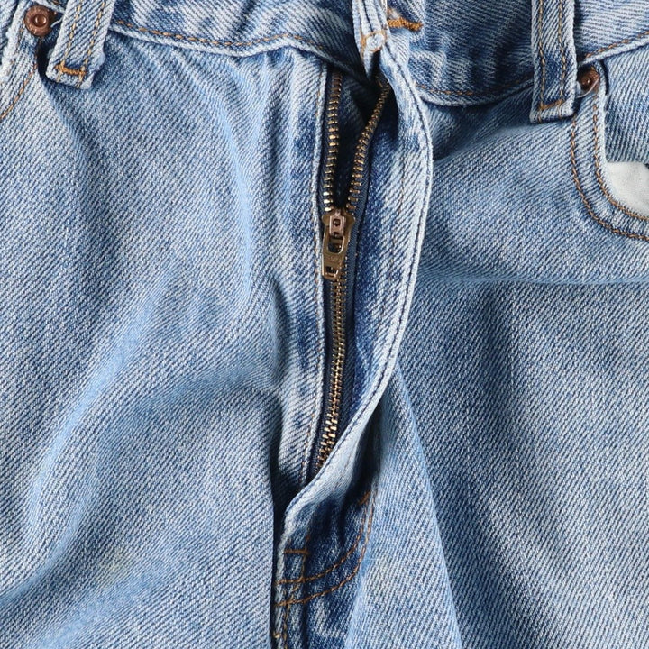 00'S Levi's 505 REGULAR FIT tapered denim pants for men, size w35 cotton Blue type light blue Vintage Second Hand