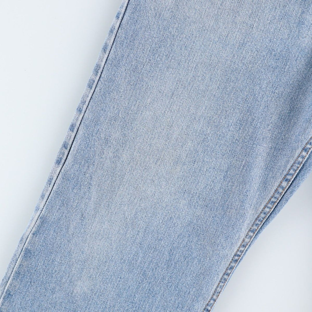 00'S Levi's 505 REGULAR FIT tapered denim pants for men, size w35 cotton Blue type light blue Vintage Second Hand