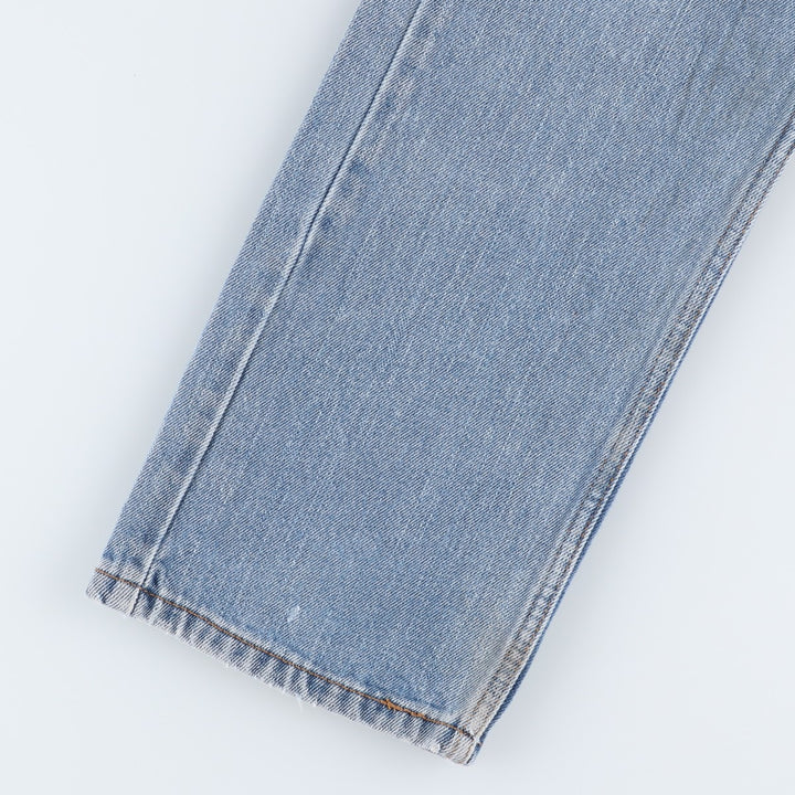 Levi's 505 STRAIGHT FIT tapered denim pants for men, size w34 cotton blue type Vintage Second Hand