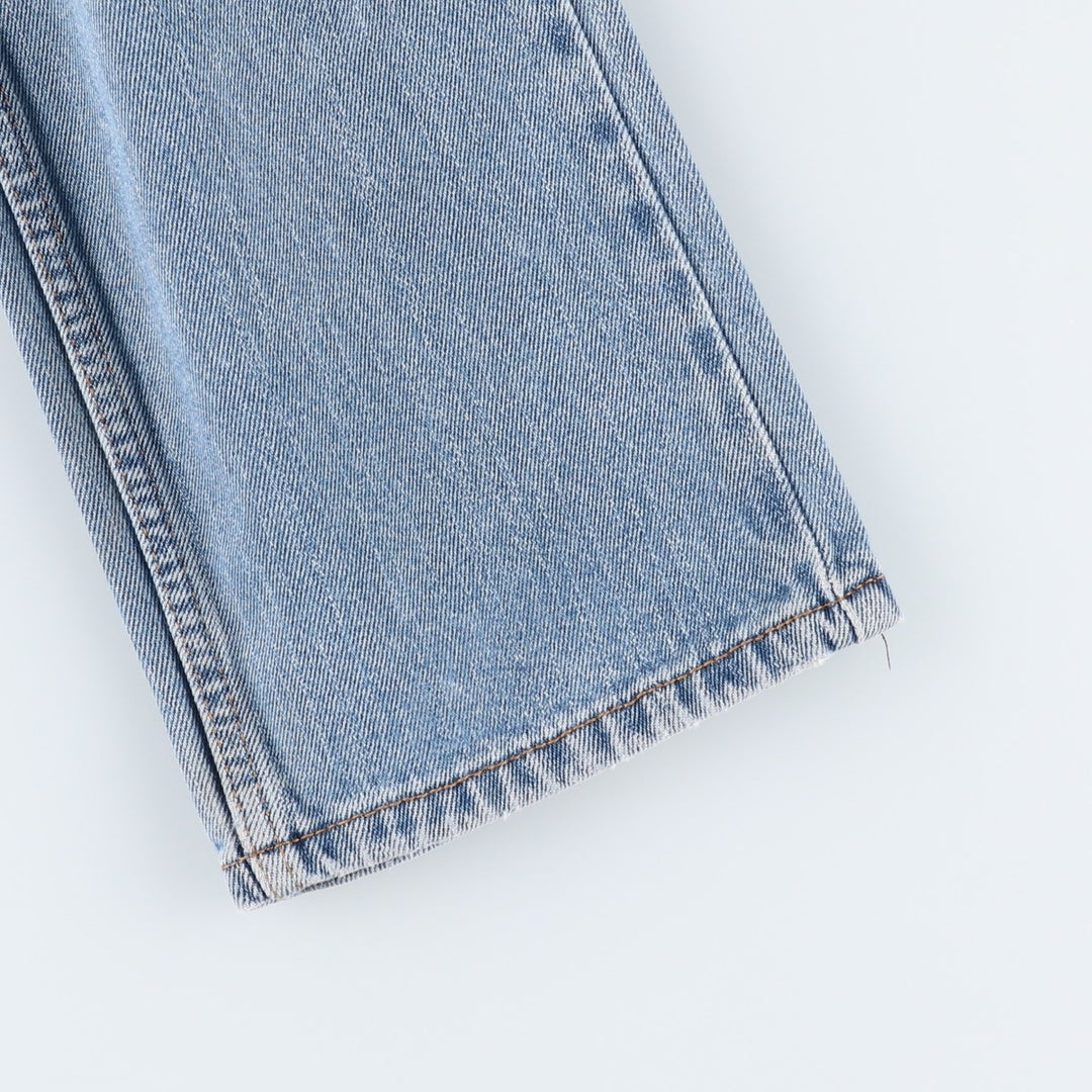 Levi's 505 STRAIGHT FIT tapered denim pants for men, size w34 cotton blue type Vintage Second Hand