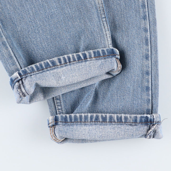 Levi's 505 STRAIGHT FIT tapered denim pants for men, size w34 cotton blue type Vintage Second Hand