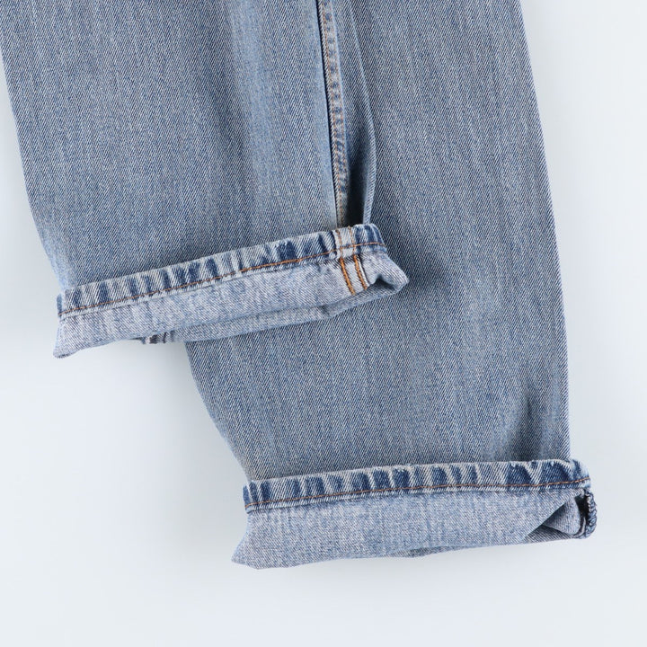 Levi's 505 tapered denim pants for men, size W34 cotton blue type Vintage Second Hand